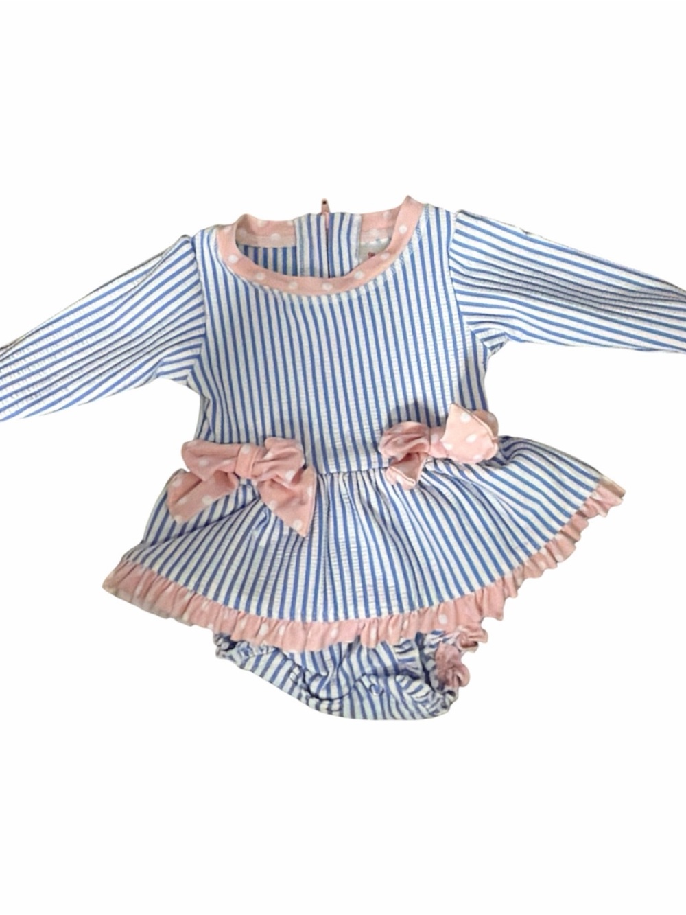 Rufflebutts Periwinkle Swimsuit Infant